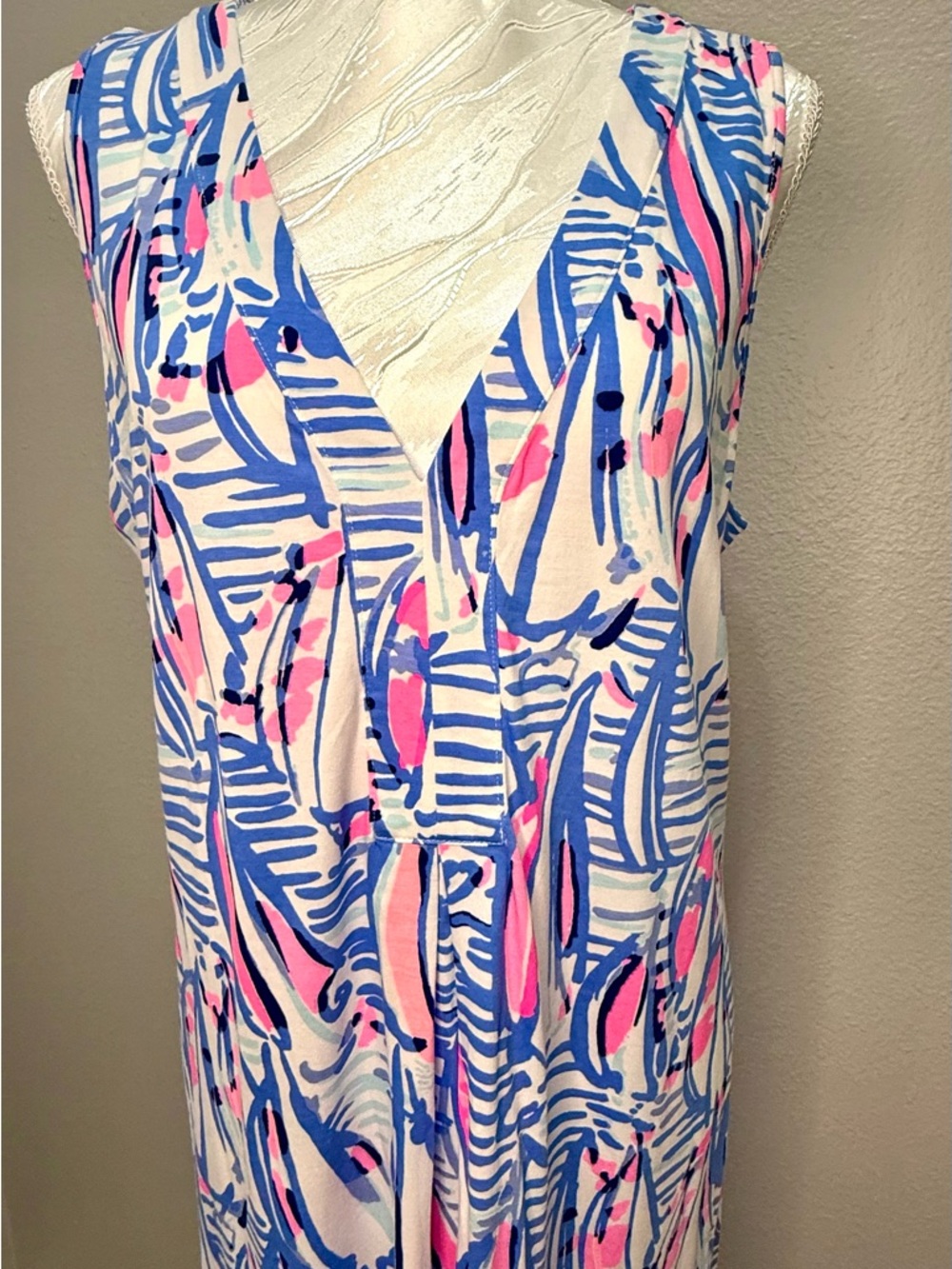 Lilly Pulitzer Amina Maxi Dress Large Red Right Return RRR - Picture 2 of 4